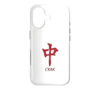 Carcasa para iPhone 17 Mahjong Lovers Crak Red Dragon Símbolo Azulejos Puntos Bam Kung