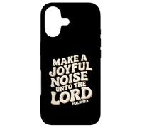 Carcasa para iPhone 17 Make a Joyful Noise Unto The Lord Psalm 98:4 Christian