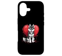 Carcasa para iPhone 17 Mamá de San Valentín de Klee Klee Kai Love Mini Husky