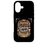 Carcasa para iPhone 17 Mama Is My Name Spoiling Is My Game Día de la Madre