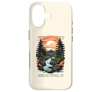 Carcasa para iPhone 17 Manitou Springs, Colorado, EE. UU., diseño panorámico Retro de montañas