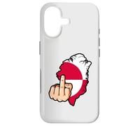 Carcasa para iPhone 17 Manos Fuera del Mapa de Groenlandia, Bandera de Groenlandia, no está