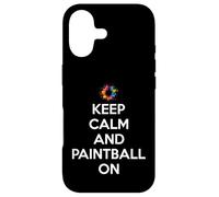 Carcasa para iPhone 17 Mantén la Calma y Juega al Paintball en Paintball