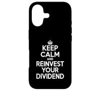 Carcasa para iPhone 17 Mantén la Calma y reinvierte Tus dividendos Motivacional