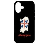 Carcasa para iPhone 17 Mapa de Cerdeña Cuatro Moros Cerdeña Italia Orgullo Diseño