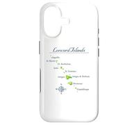 Carcasa para iPhone 17 Mapa de Islas de Sotavento Antigua St Martin Brabuda
