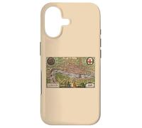 Carcasa para iPhone 17 Mapa histórico de Londres Inglaterra City 1598 Recuerdo Antiguo