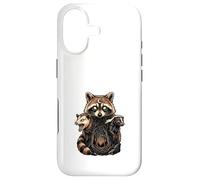 Carcasa para iPhone 17 Mapache Zarigüeya Tejón Bosque Místico