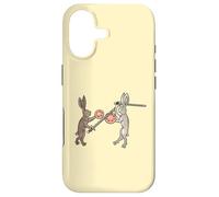 Carcasa para iPhone 17 Marginalia Medieval - Duelo de Espadas de Conejo - MargiKnights