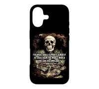 Carcasa para iPhone 17 Mark 8:36 What Shall it Profit - Eternity Verse Warning