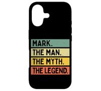 Carcasa para iPhone 17 Mark The Man The Myth The Legend - Cita Personalizada Divertida