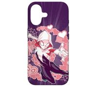 Carcasa para iPhone 17 Marvel Spider-Man en el Spider-Verse Gwen Stacy Hearts