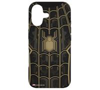 Carcasa para iPhone 17 Marvel Spider-Man No Way Home - Traje Negro y Dorado