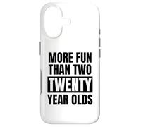 Carcasa para iPhone 17 Más Divertido Que la Divertida Fiesta de cumpleaños número 40 de Dos Veinte años