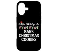 Carcasa para iPhone 17 Más Probable Hornear Galletas de Navidad Navidad Familia Match Mujeres