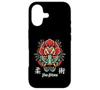 Carcasa para iPhone 17 Máscara Japonesa Demon Oni, Kabuki Jiu-Jitsu Kanji
