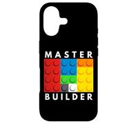 Carcasa para iPhone 17 Master Builder Building Blocks Brick Builders Toys Present