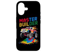 Carcasa para iPhone 17 Master Builder Monster Truck - Bloques de construcción para niños