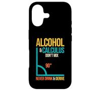 Carcasa para iPhone 17 Matemáticas Nerd Alcohol & Cálculo No Mezclar el Humor matemático