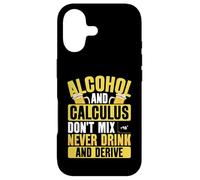 Carcasa para iPhone 17 Matemáticas Nerd Alcohol & Cálculo No Mezclar matemáticas