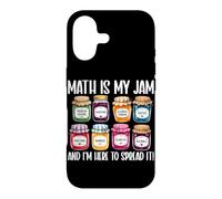 Carcasa para iPhone 17 Math Is My Jam Funny Matemáticas Profesor Álgebra Cálculo Estudiante