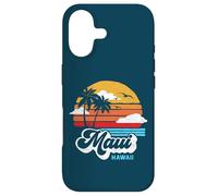 Carcasa para iPhone 17 Maui Beach Hawaii Vintage Surf Throwback 80s Graphic