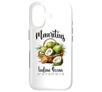 Carcasa para iPhone 17 Mauricio Coco Océano Índico Isla Tropical GPS Vacaciones