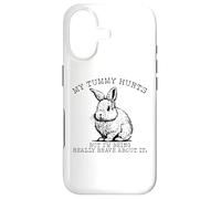 Carcasa para iPhone 17 Me Duele la Barriga, Pero Estoy Siendo Muy Valiente al respecto, Conejito