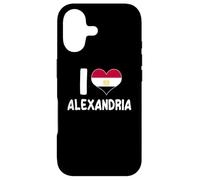 Carcasa para iPhone 17 Me Encanta Alexandria Heart Design Patriotic Egyptian Pride