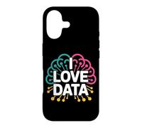 Carcasa para iPhone 17 Me Encanta el Arte Cerebral de la Red neuronal de Datos
