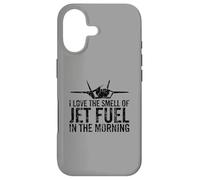 Carcasa para iPhone 17 Me Encanta el Olor del Combustible de los Aviones en el avión de Combate matutino