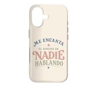 Carcasa para iPhone 17 Me Encanta el Sonido de Nadie Hablando Retro Mood