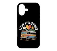 Carcasa para iPhone 17 Me Encanta Philippines Jeepney Heart Sun