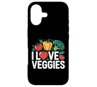 Carcasa para iPhone 17 Me encantan Las Verduras una Vida apasionada y Saludable