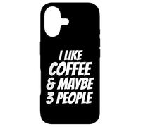 Carcasa para iPhone 17 Me Gusta el café y Tal Vez 3 Personas - Amante del café