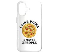 Carcasa para iPhone 17 Me Gusta la Pizza y Tal Vez 3 Personas - Amante de la Comida Italiana - Divertido