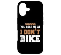 Carcasa para iPhone 17 Me perdiste Cuando no voy en Bicicleta