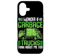 Carcasa para iPhone 17 Me pregunto si los Camiones de Basura piensan en mí también