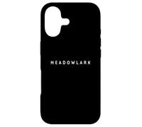 Carcasa para iPhone 17 Meadowlark Souvenirs/American Ski Resort Modern Font
