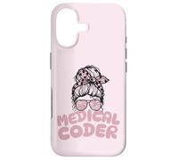 Carcasa para iPhone 17 Medical Coder Billing Messy Bun