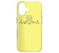 Carcasa para iPhone 17 Meditación de los Chakras del Yoga ECG Cat Gato