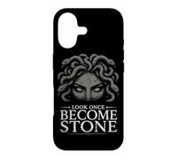 Carcasa para iPhone 17 Medusa Horror Mitología Serpiente Cabello Gorgona Oscuro Femenino