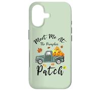 Carcasa para iPhone 17 Meet Me At The Pumpkin Patch, Funny Fall Season Harvest