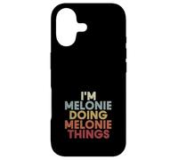 Carcasa para iPhone 17 Melonie Name Melonie Personalized Name First Given