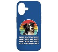 Carcasa para iPhone 17 Men Women Retro Vintage Every Snack Make Border Collie Lover