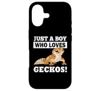 Carcasa para iPhone 17 Mens Reptile Boy Who Loves Leopard Geckos Lover