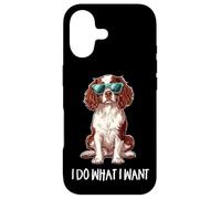 Carcasa para iPhone 17 Mens Womens Funny Do What I Want Brittany Spaniel Lover
