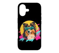 Carcasa para iPhone 17 Mens Womens Girls Retro Vintage 80s Shetland Sheepdog Lover