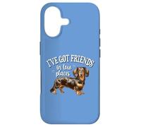 Carcasa para iPhone 17 Mens Womens Kid Friends In Low Places Dapple Dachshund Lover
