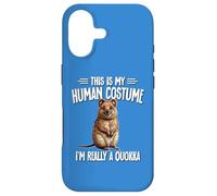 Carcasa para iPhone 17 Mens Womens Kids Cute Funny My Human Costume Quokka Lover